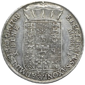 Saxony, Xavier, 1768 EDC thaler, Dresden