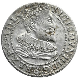 Sigismund III Vasa, sixpence 1596, Malbork, SEv