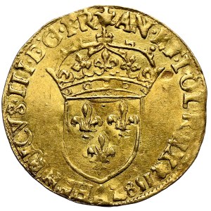 Henryk Walezy, Ecu d'or (dukat) 1587 A, Paryż