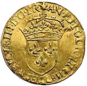 Henry of Valois, Ecu d'or (ducat) 1587 A, Paris