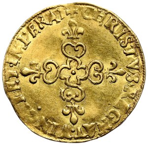 Henry of Valois, Ecu d'or (ducat) 1587 A, Paris