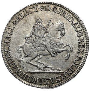 August III, curate's half-talar 1741, Dresden