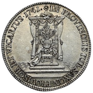 August III, półtalar wikariacki 1741, Drezno