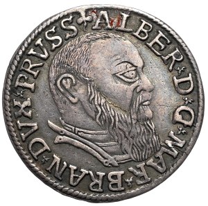 Ducal Prussia, Albrecht Hohenzollern, trojak 1541, Königsberg
