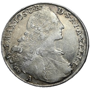 Niemcy, Bawaria, Maksymilian III Józef, talar 1768 A, Amberg