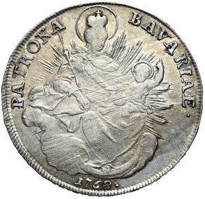 Germany, Bavaria, Maximilian III Joseph, 1768 A thaler, Amberg