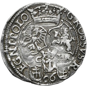 Zygmunt III Waza, grosz 1596 HR, Bydgoszcz