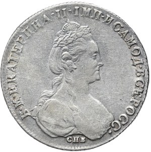 Russia, Catherine II, ruble 1780, St. Petersburg