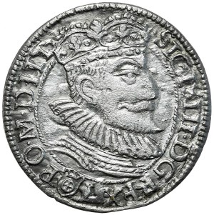 Sigismund III Vasa, Penny 1593, Olkusz - rare and beautiful