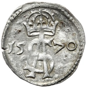 Sigismund II Augustus, dwudenar 1570, Vilnius