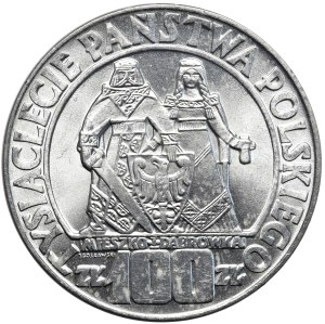People's Republic of Poland, 100 zloty 1966, Mieszko and Dabrowka