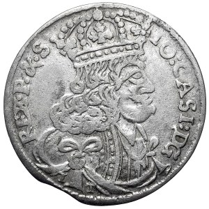 Jan II Kazimierz, Ort 1657, Kraków, MON ARGEN REG POL. Rzadki