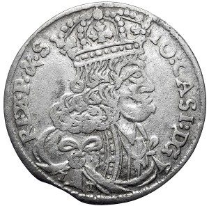 Jan II Kazimierz, Ort 1657, Cracow, MON ARGEN REG POL. Rare