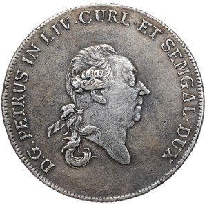Kurlandia, Piotr Biron, Talar 1780, Mitawa