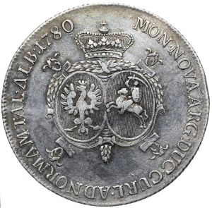 Courland, Peter Biron, Thaler 1780, Mitava
