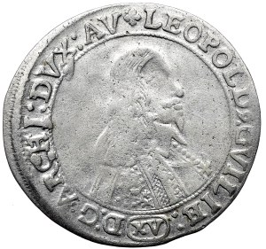 Austria, Bishopric of Olomouc, Leopold Wilhelm, 15 krajcars 1661.