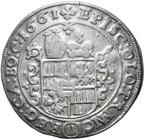 Austria, Bishopric of Olomouc, Leopold Wilhelm, 15 krajcars 1661.