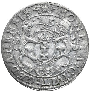 Sigismund III Vasa, ort 1625, Gdansk.