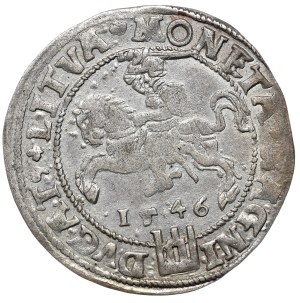 Sigismund II Augustus, A penny for the Lithuanian foot 1546, Vilnius, LIT/LITVA