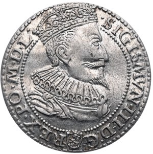 Sigismund III Vasa, sixpence 1596, Malbork