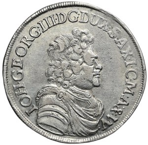 Germany, Saxony, John George III, 2/3 thaler (guilder) 1689 IK, Dresden