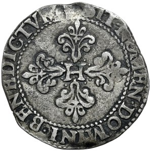 Henry of Valois, franc 1580 K, Bordeux