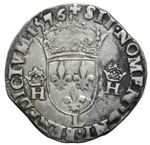 Henry Vale, Teston 1576 L, Bayonne