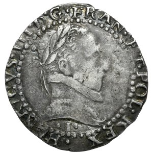 Henryk Walezy, 1/2 franka (demi franc) 1578 I, Limoges