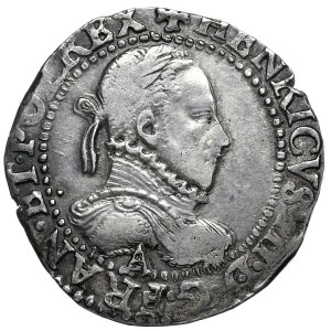 Henry Valois, 1/2 franc (demi franc) 1587 A, Paris