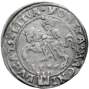 Sigismund II Augustus, A penny for the Lithuanian foot 1546, Vilnius, LIT/LITVA