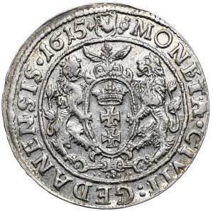Sigismund III Vasa, ort 1615, Gdansk, newer bust type