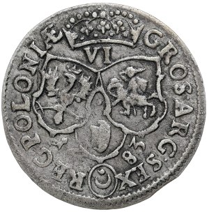John III Sobieski, sixpence 1683, Bydgoszcz, Leliwa coat of arms