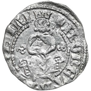 Kazimierz Wielki 1333-1370, Kwartnik duży (półgrosz), Kraków