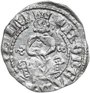 Casimir the Great 1333-1370, Quarter large (half-penny), Cracow