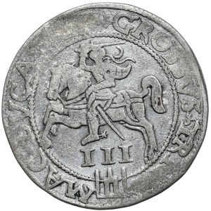 Zygmunt II August, trojak portretowy 1562, Wilno, LIT/LITV. Połyskowy