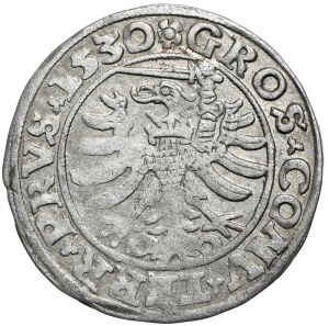 Zygmunt I Stary, grosz 1530 Toruń, SIGIS bez I. Rzadkość