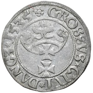 Sigismund I the Old, penny 1535, Gdansk, PR/DANC3