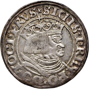 Zygmunt I Stary, grosz 1532, Toruń PRVS/PRVSS