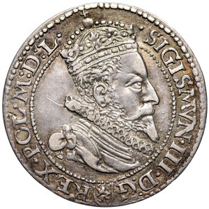 Sigismund III Vasa, sixpence 1599, Malbork, small head
