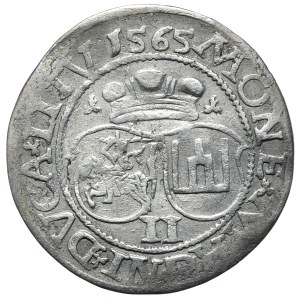 Sigismund II Augustus, Dwugrosz 1565, Vilnius, L/LITV. Rarity