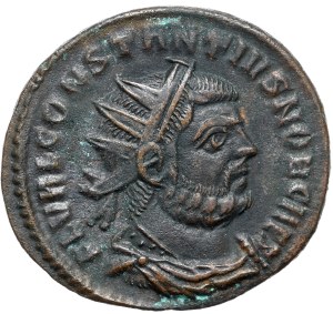 Roman Empire, Constantine I the Great, follis, KB, Cyzicus, radial crown bust