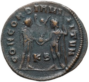 Roman Empire, Constantine I the Great, follis, KB, Cyzicus, radial crown bust
