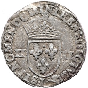 Henryk III Walezy, 1/4 ecu 1587, I, Limoges