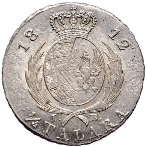 Księstwo Warszawskie, Fryderyk August I, 1/3 talara 1812