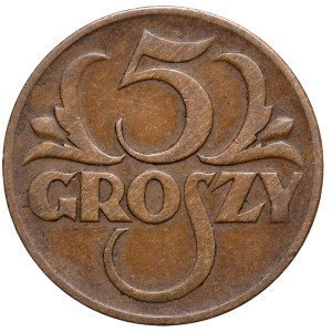 II Rzeczpospolita, 5 groszy 1934, najrzadszy rocznik