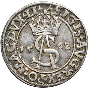 Zygmunt II August, trojak 1562 Wilno, LI/LI