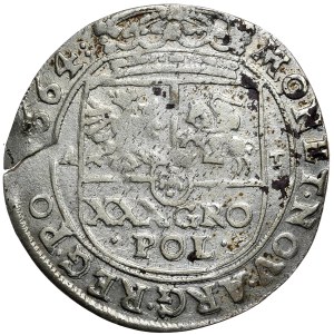 John Casimir, tymph 1664, Bydgoszcz without the first digit of the date. Interesting