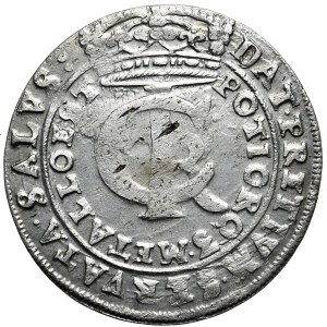 Jan II Kazimierz, Tymf 1663 AT, Bydgoszcz, dwukropki przed i po dacie