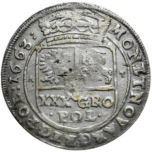 John II Casimir, Tymf 1663 AT, Bydgoszcz, colons before and after the date