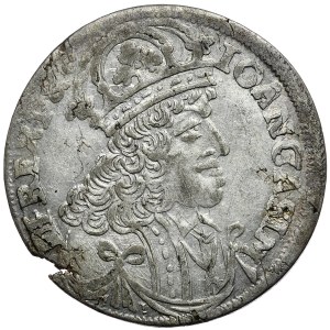 Jan Kazimierz, sixpence 1657, Cracow